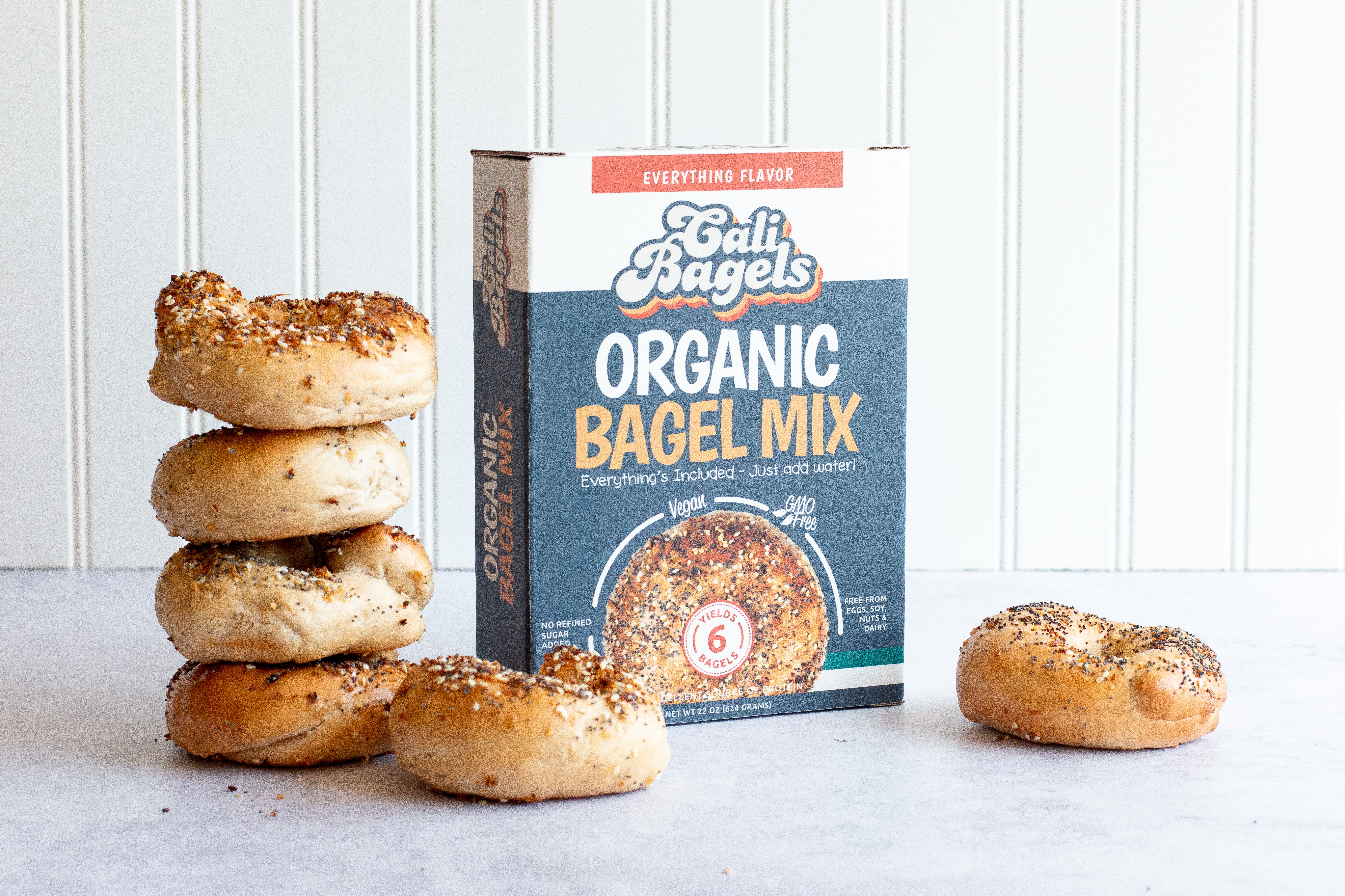 The First 100% Organic Ingredient Bagel Mix Now Available