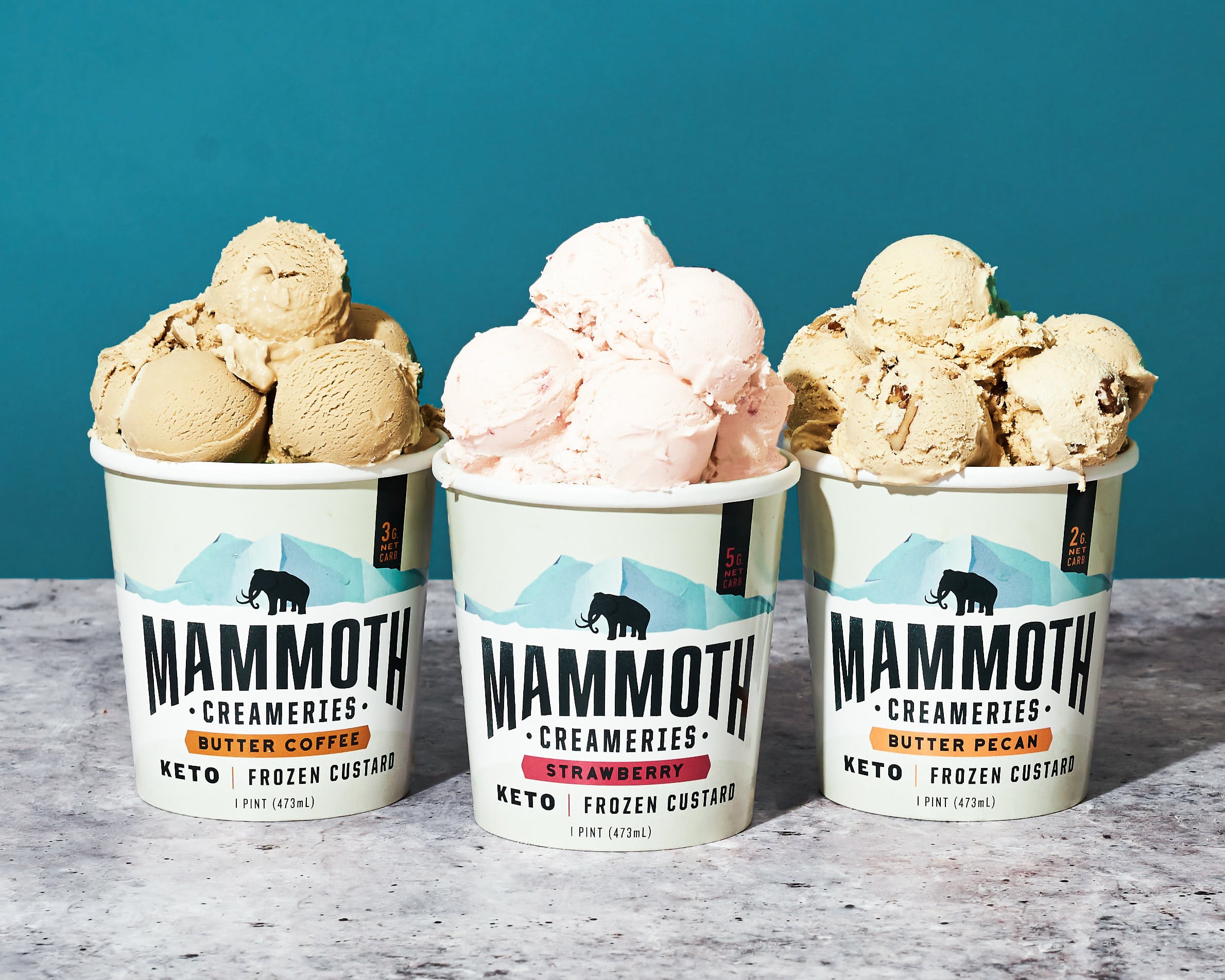 Keto Frozen Custard Brand Mammoth Creameries Releases Three New Flavors