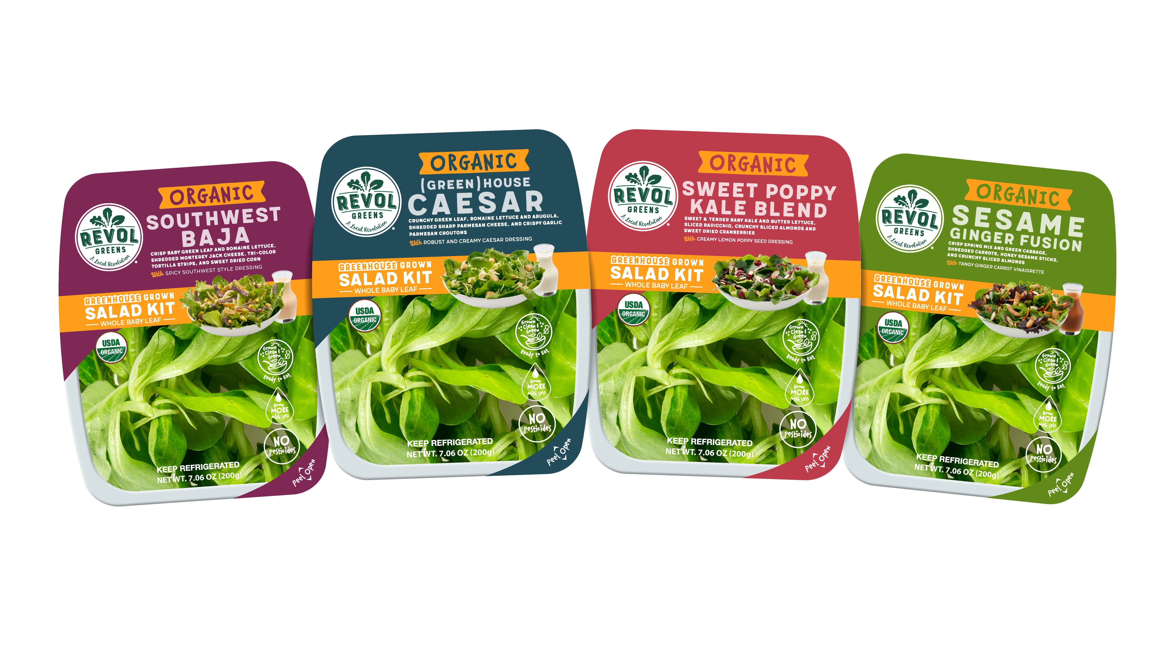 Revol Greens Launches New Line Of Premium Greenhouse-Grown Salad Kits