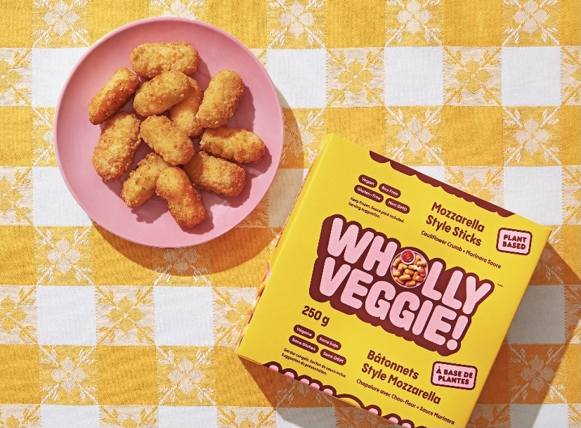 Wholly Veggie Debuts Plant-Based Mozzarella And Cheddar Sticks Made With Upcycled Cauliflower