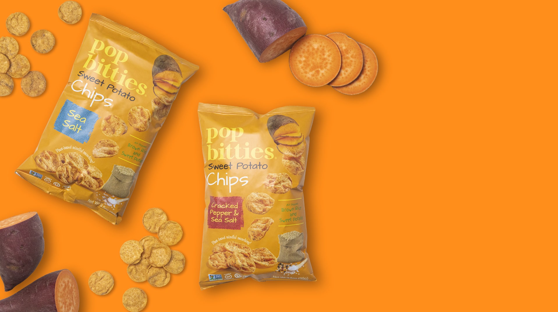 Mark’s Mindful Munchies Introduces Pop Bitties Sweet Potato Maple & Sea Salt Chips