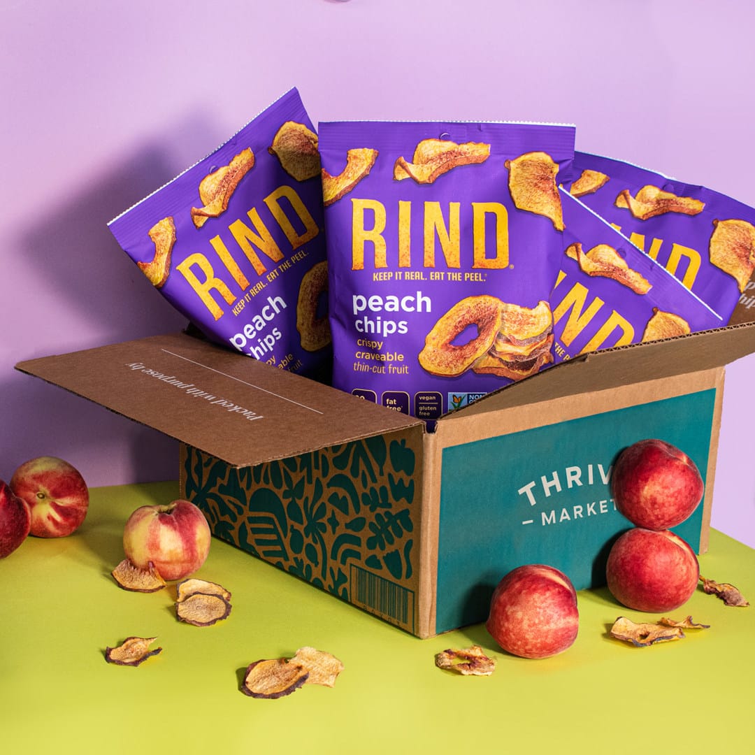 RIND Snacks Launches Limited-Edition Peach Chips, Exclusively at Thrive Market