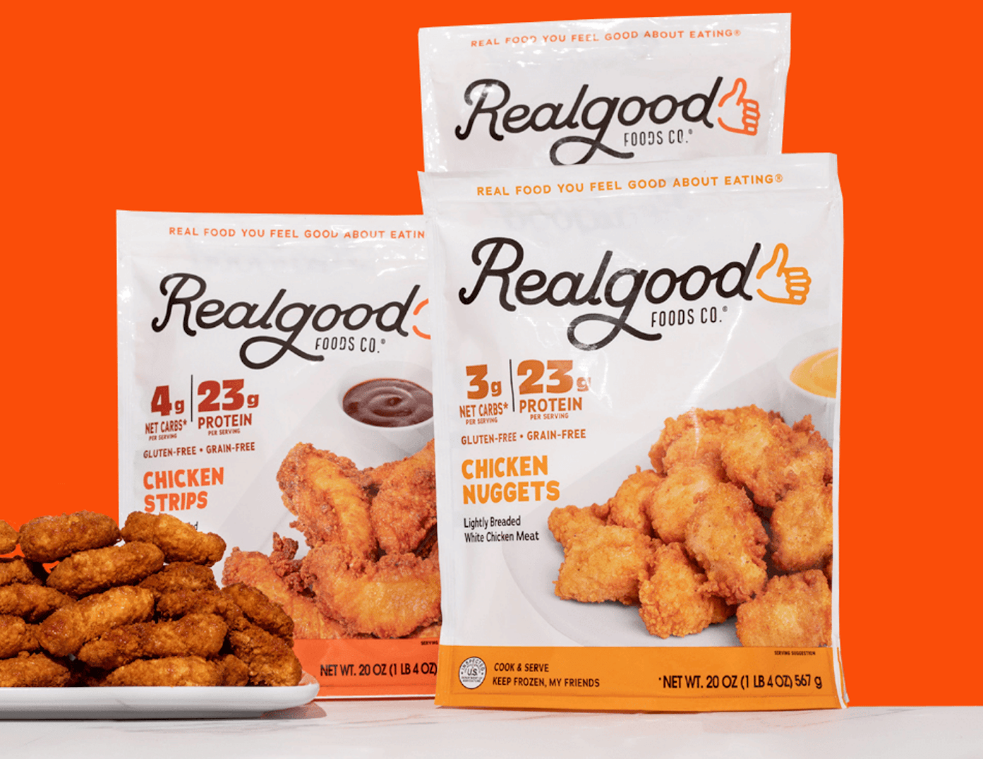 Real Good Foods Launches Low Carb, Grain Free Chicken Nuggets & Strips