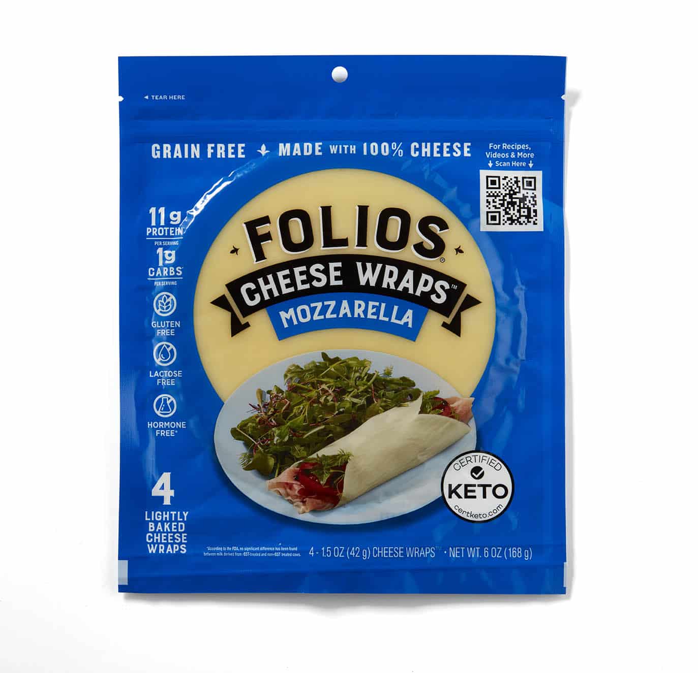 Folios Cheese Wraps Adds Mozzarella to the Lineup