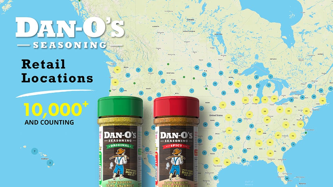 Dan-O’s Seasoning Enters its 10,000th Retail Store