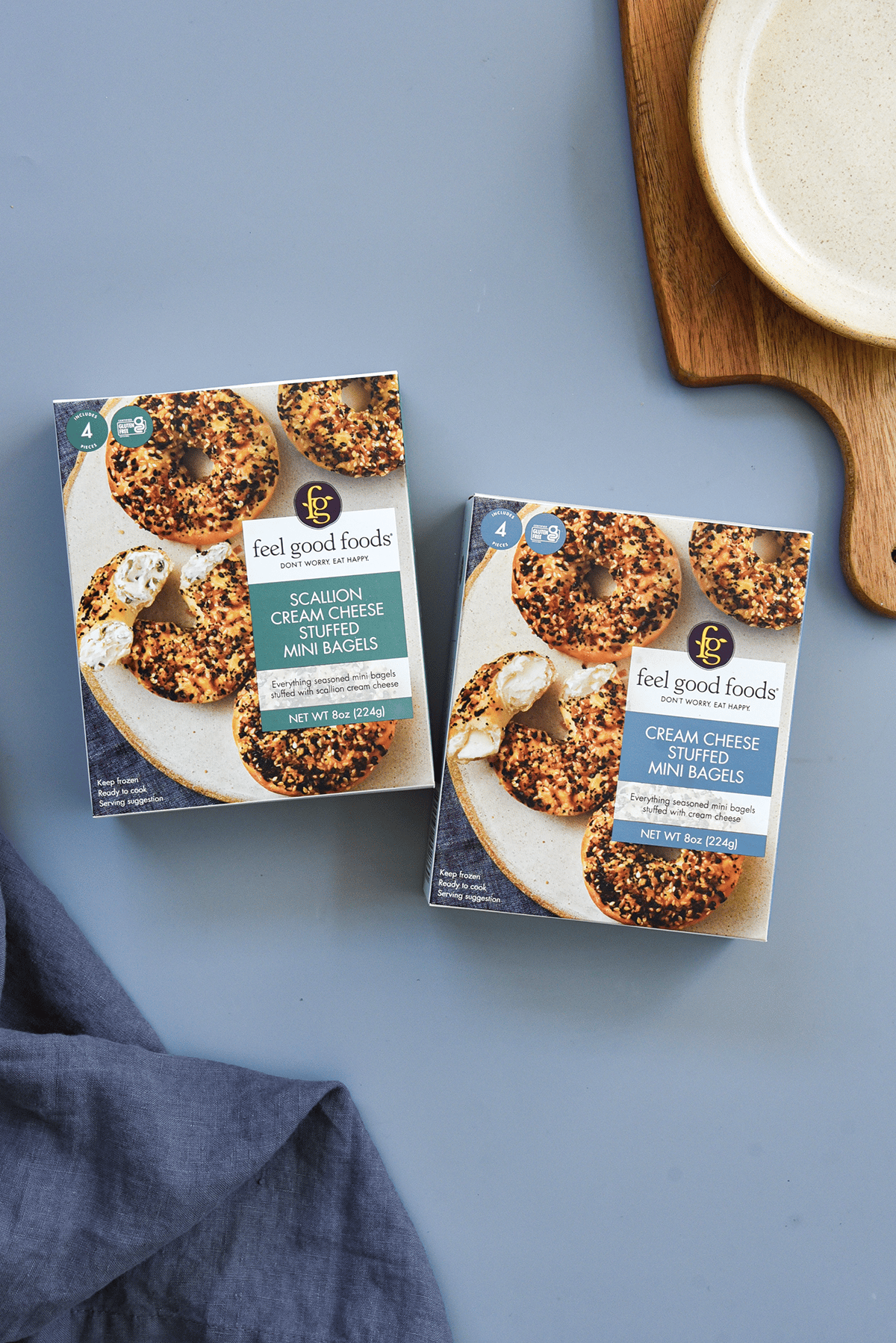 Feel Good Foods Launches Gluten-Free Cream Cheese Stuffed Mini Bagels