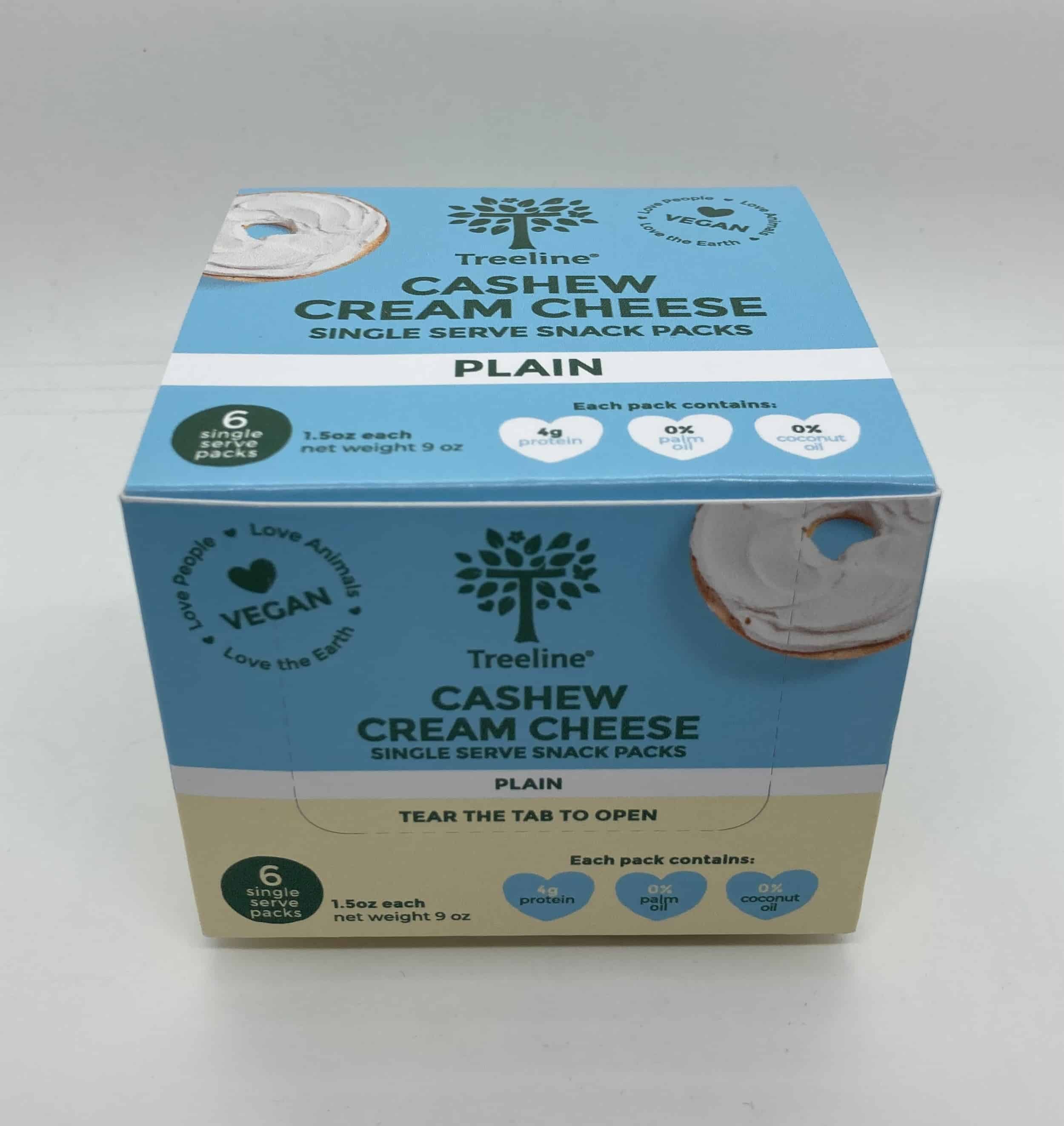 Treeline Cheese Launches Cashew Cream Cheese Single-Serve Snack Packs