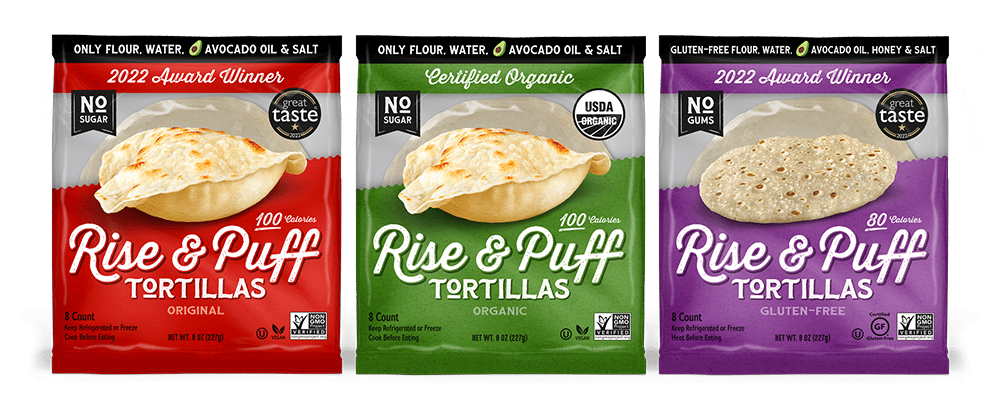 Rise & Puff Launches Line of Real Tortillas That Puff