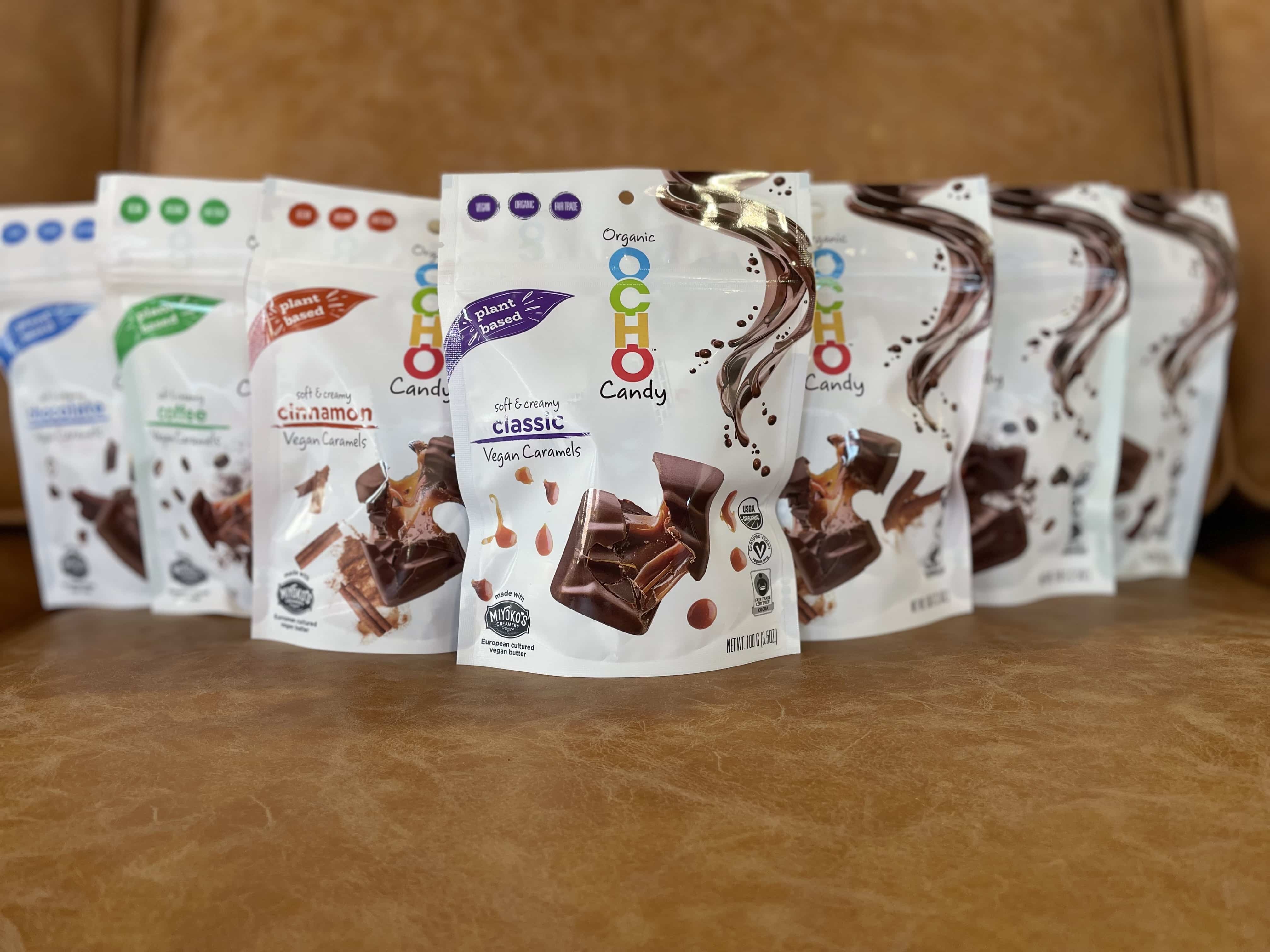 OCHO Candy Launches New Plant-Based Caramel Line in Partnership With Miyoko’s Creamery