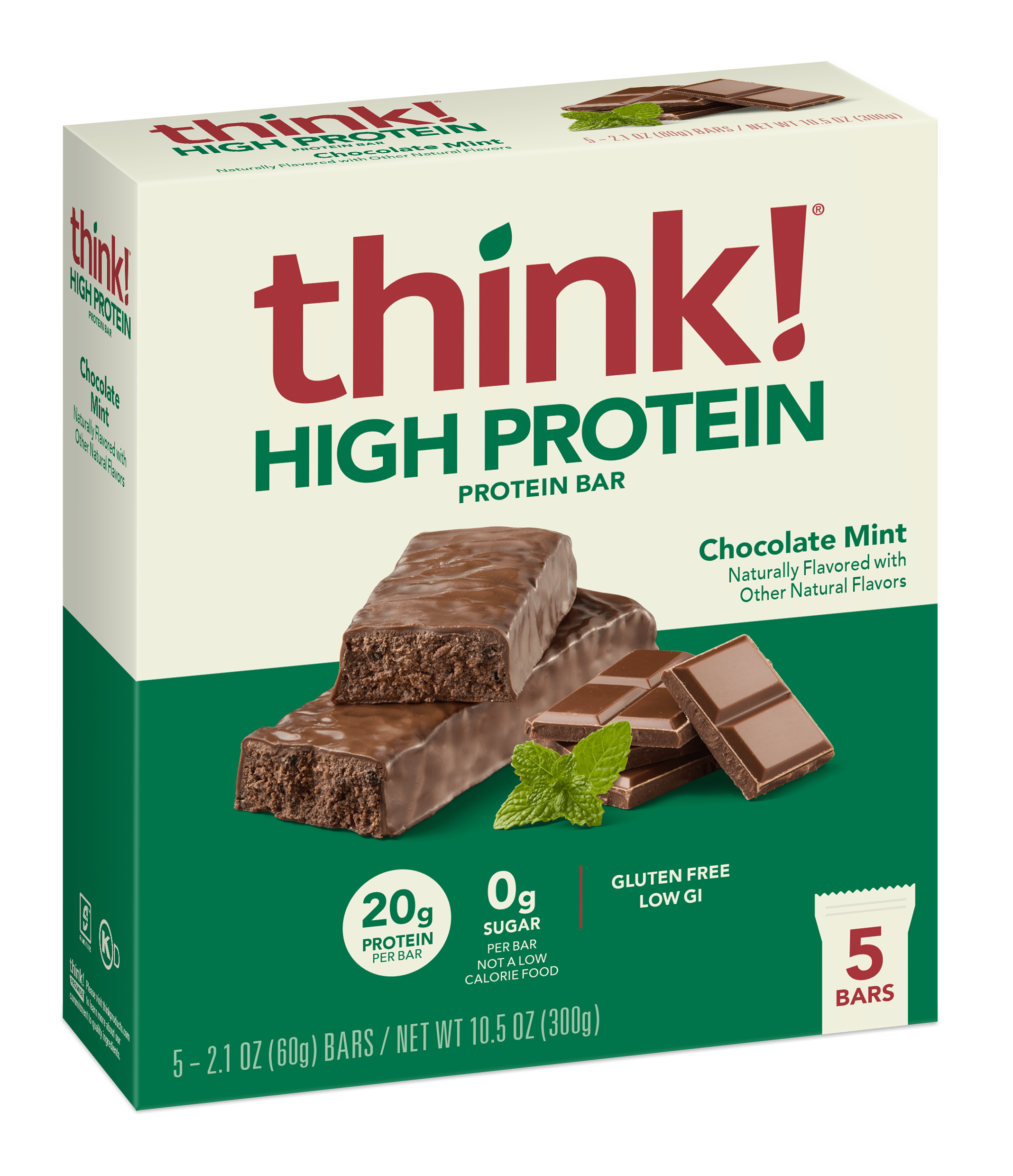 think! Introduces Two New Decadent Flavors to Its Lineup of High Protein Bars: Boston Crème Pie and Chocolate Mint