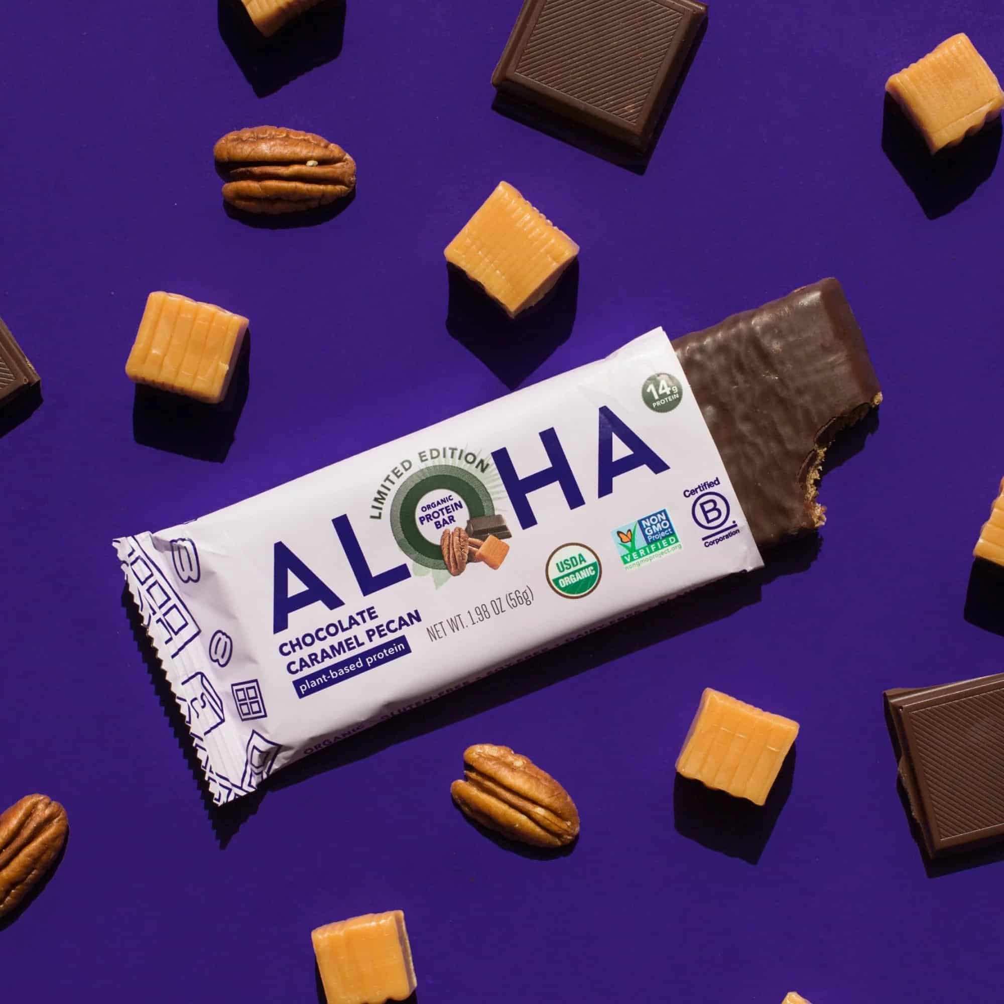 ALOHA Launches Limited Edition Chocolate Caramel Pecan Bar