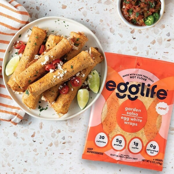Egglife Foods Launches New Garden Salsa Egg White Wraps