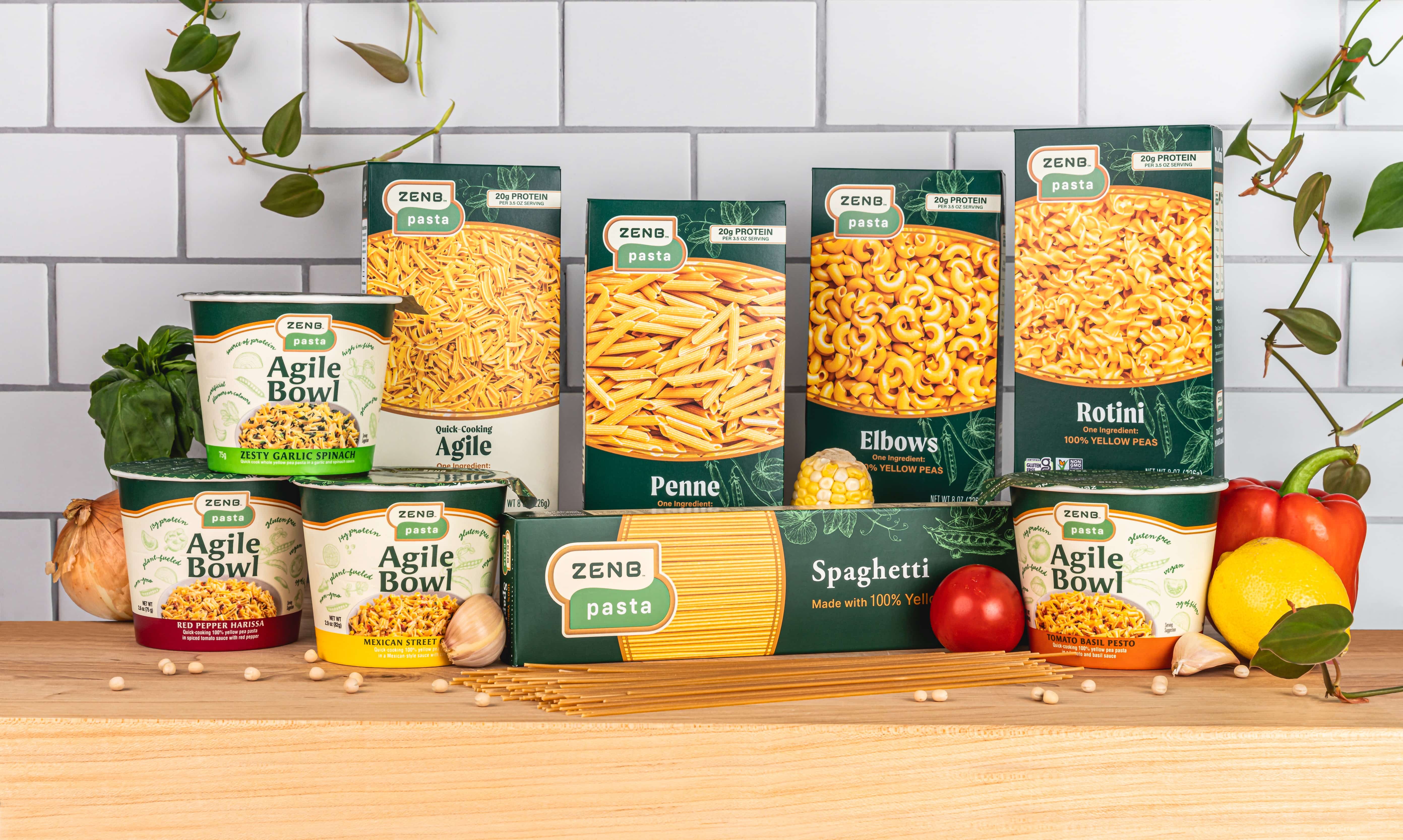 ZENB Launches Yellow Pea Pasta at Sprouts Farmers Markets Nationwide