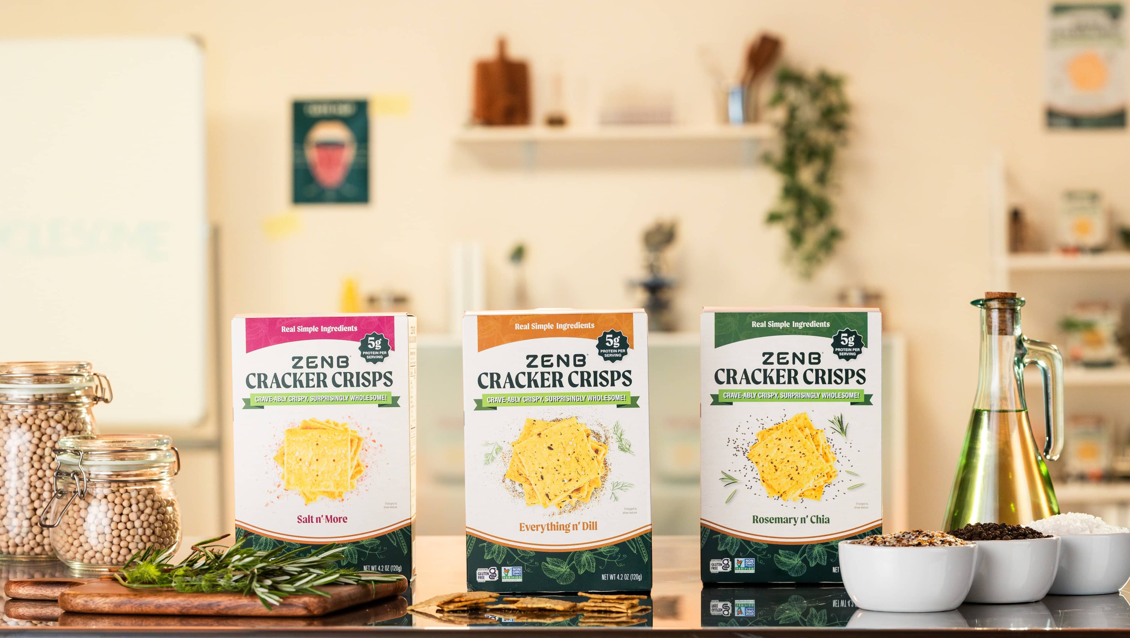 ZENB Launches Cracker Crisps