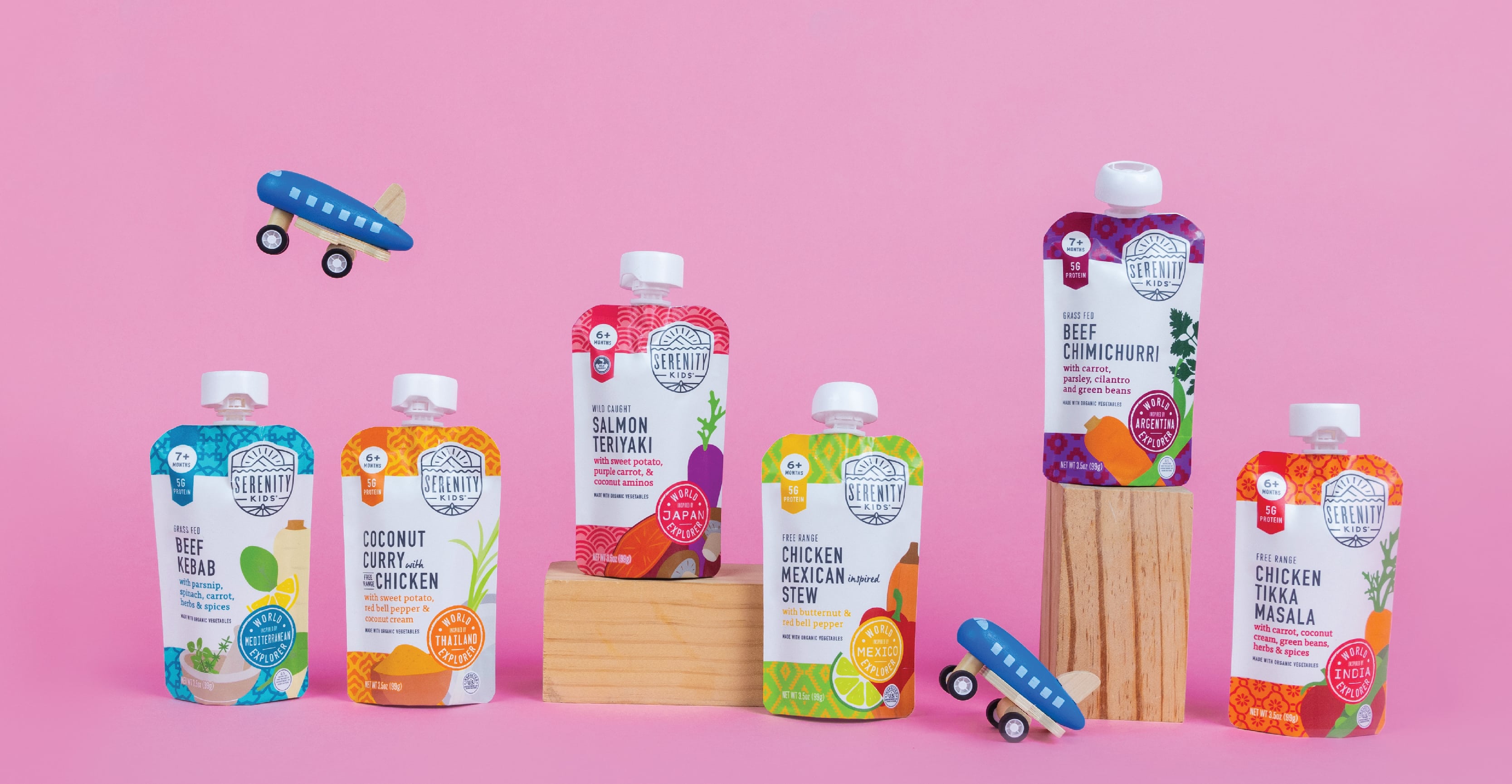 Serenity Kids Brings Bold Global Flavors to Babies With New World Explorers Pouch Line