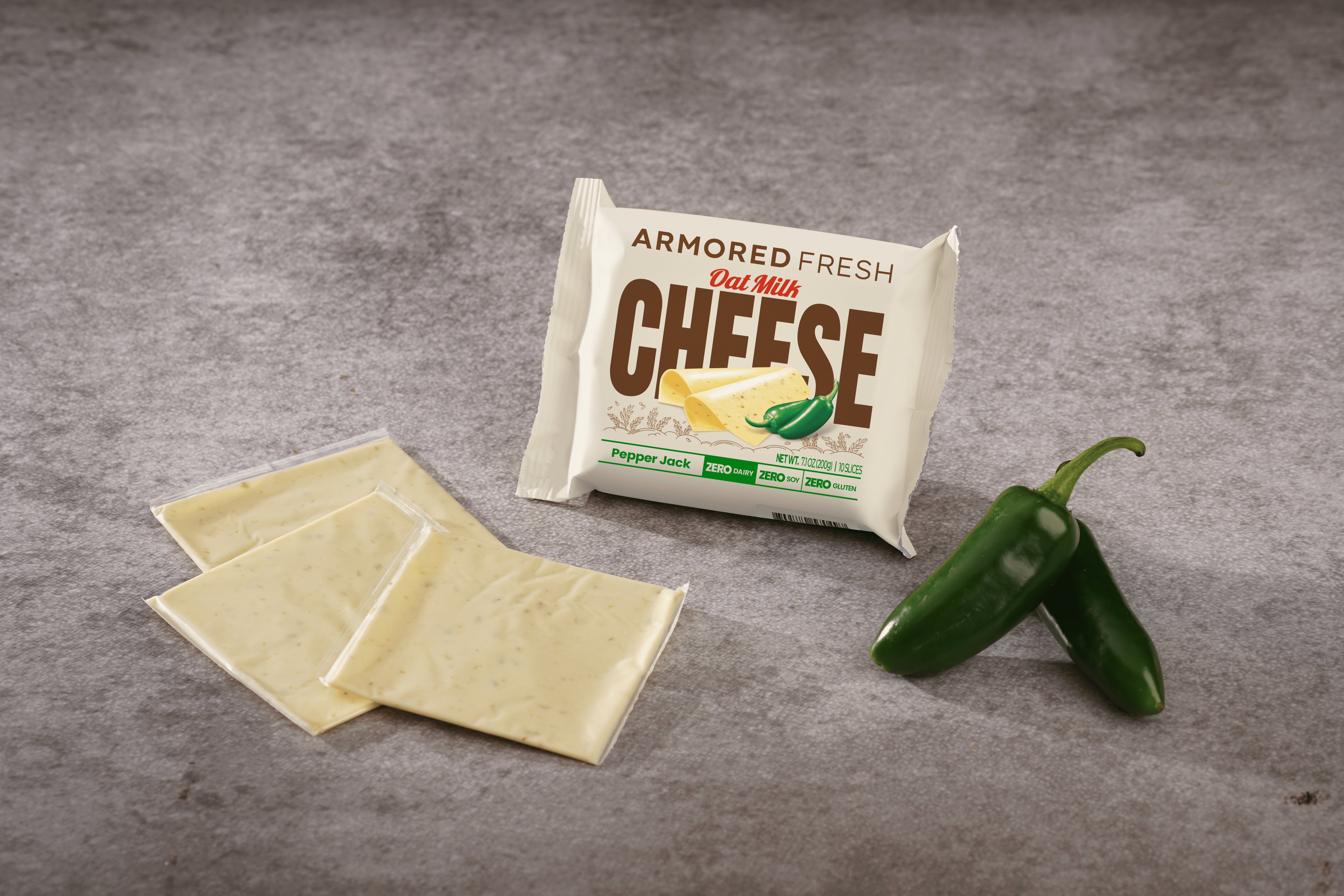 Armored Fresh Brings the Heat With New Zero-Dairy Innovation: Oat Milk Pepper Jack Slices