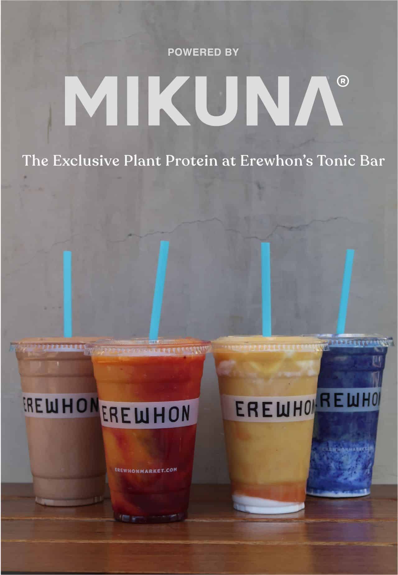 Mikuna Announced As The Exclusive Plant Protein At Erewhon’s Tonic Bars